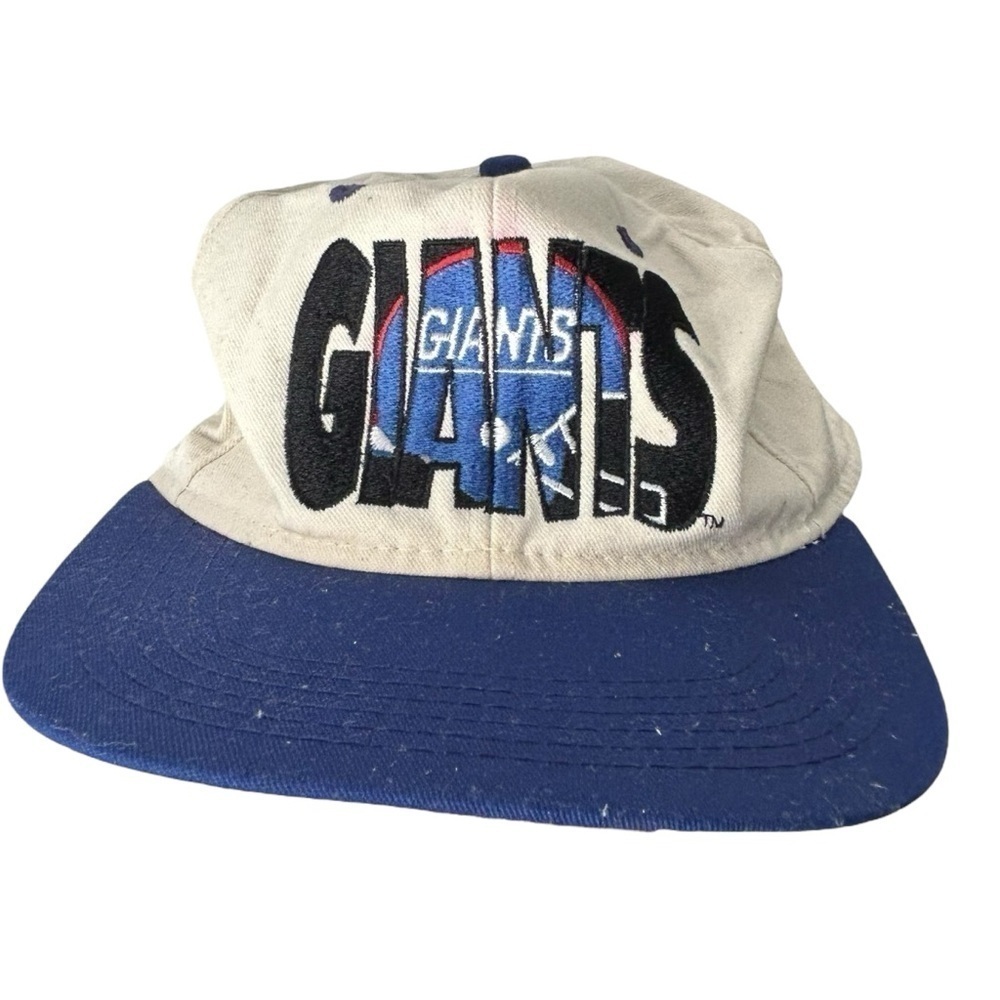 Vintage 90s NY Giants #1 Apparel Synch Hat